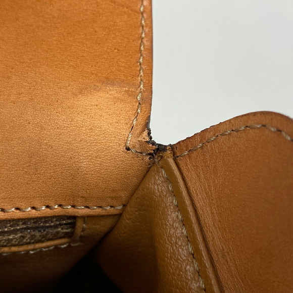 Celine Macadam Pattern All Over Diagonal Shoulder Bag Brown - Picture 5 of 7